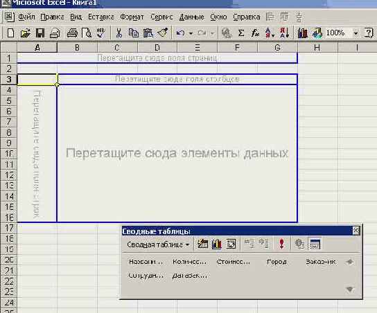 Мир объектов Excel 2000